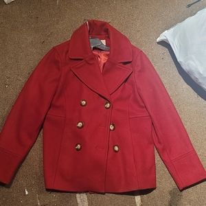 A wool Michael kors jacket.